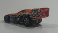 2000 Hot Wheels Speed Blaster Pontiac Firebird Funny Car Metalflake Orange Die Cast Toy Car Vehicle