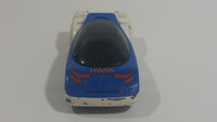 1996 Hot Wheels Space Agency HWSA Alien White & Blue Die Cast Toy Car Planetary Exploration Vehicle