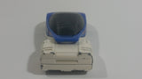 1996 Hot Wheels Space Agency HWSA Alien White & Blue Die Cast Toy Car Planetary Exploration Vehicle