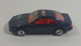 1994 Hot Wheels BMW 850i Metallic Dark Blue Die Cast Toy Car Vehicle