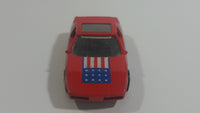 1987 Hot Wheels The Hot Ones Pontiac Fiero 2M4 Red Die Cast Toy Sports Car Vehicle - GHO