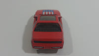 1987 Hot Wheels The Hot Ones Pontiac Fiero 2M4 Red Die Cast Toy Sports Car Vehicle - GHO