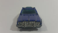 1985 Hot Wheels Sheriff Patrol Metalflake Blue Die Cast Toy Cop Police Car Vehicle