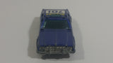 1985 Hot Wheels Sheriff Patrol Metalflake Blue Die Cast Toy Cop Police Car Vehicle