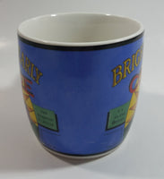 Bright And Early Coffee Blue and White Ceramic Coffee Mug Cup