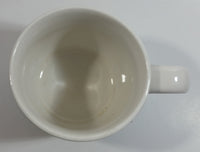 Bright And Early Coffee Blue and White Ceramic Coffee Mug Cup