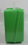2001 Thermos Brand Warner Bros Looney Tunes Taz Tasmanian Devil Cartoon Character Bright Green Plastic Lunch Box with 10 oz. Thermos Bottle
