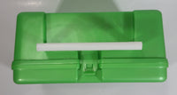 2001 Thermos Brand Warner Bros Looney Tunes Taz Tasmanian Devil Cartoon Character Bright Green Plastic Lunch Box with 10 oz. Thermos Bottle