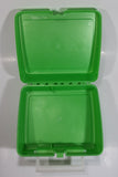 2001 Thermos Brand Warner Bros Looney Tunes Taz Tasmanian Devil Cartoon Character Bright Green Plastic Lunch Box with 10 oz. Thermos Bottle