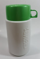 2001 Thermos Brand Warner Bros Looney Tunes Taz Tasmanian Devil Cartoon Character Bright Green Plastic Lunch Box with 10 oz. Thermos Bottle