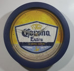 Corona Extra Beer La Cerveza Mas Fina 11" Round Blue Clock