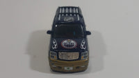 2006 Upper Deck Luxury Ride Series Limited Edition NHL Edmonton Oilers Ice Hockey Team Cadillac Escalade 1/64 Scale Dark Blue and Gold Die Cast Toy Car Vehicle with Rubber Tires