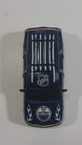 2006 Upper Deck Luxury Ride Series Limited Edition NHL Edmonton Oilers Ice Hockey Team Cadillac Escalade 1/64 Scale Dark Blue and Gold Die Cast Toy Car Vehicle with Rubber Tires