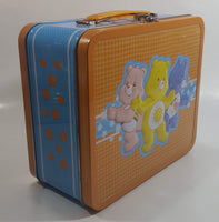 2010 Care Bears Cartoon Characters Embossed Tin Metal Lunch Box