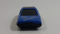 Unknown Brand Blue Police Cop "Super" Blue Die Cast Toy Car Vehicle Made in China