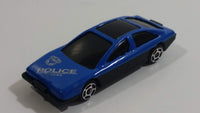 Unknown Brand Blue Police Cop "Super" Blue Die Cast Toy Car Vehicle Made in China