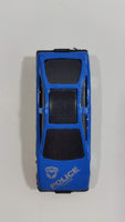 Unknown Brand Blue Police Cop "Super" Blue Die Cast Toy Car Vehicle Made in China