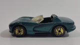 1995 Hot Wheels Gold Medal Speed Dodge Viper RT/10 Dark Metalflake Green Die Cast Toy Dream Sports Car Vehicle