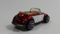 2006 Hot Wheels Classics Series 2 Volkswagen Beetle Convertible Spectraflame Red Die Cast Toy Car Vehicle