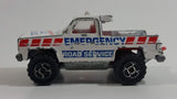 Majorette No. 228 Depanneuse Tow Truck 24HR Service  Emergency Road Service White Die Cast Toy Car Vehicle