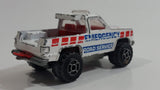 Majorette No. 228 Depanneuse Tow Truck 24HR Service  Emergency Road Service White Die Cast Toy Car Vehicle