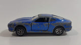 Majorette No. 229 Aston Martin DB7 Blue Die Cast Toy Car Vehicle with Opening Doors