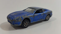 Majorette No. 229 Aston Martin DB7 Blue Die Cast Toy Car Vehicle with Opening Doors