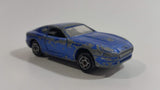 Majorette No. 229 Aston Martin DB7 Blue Die Cast Toy Car Vehicle with Opening Doors