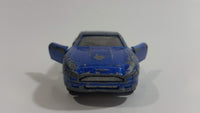 Majorette No. 229 Aston Martin DB7 Blue Die Cast Toy Car Vehicle with Opening Doors