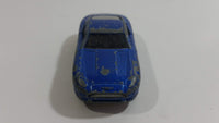 Majorette No. 229 Aston Martin DB7 Blue Die Cast Toy Car Vehicle with Opening Doors