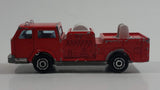 Vintage Majorette Pompier Fire Ladder Truck No. 207 Red 1/100 Scale Die Cast Toy Car Firefighting Rescue Emergency Vehicle