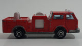 Vintage Majorette Pompier Fire Ladder Truck No. 207 Red 1/100 Scale Die Cast Toy Car Firefighting Rescue Emergency Vehicle