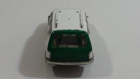 Siku No. 1076 VW Passat Variant GT Polizei Police Cop White and Green 1/55 Scale Die Cast Toy Car Rescue Emergency Vehicle with Opening Hatch Door