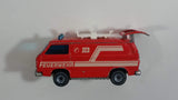 Siku Eurobuilt No. 1331 VW Transporter Van Feuerwehr 112 Fire Fighter Red 1/55 Scale Die Cast Toy Car Rescue Emergency Vehicle with Opening Hatch Door