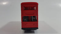 London Double Decker Bus I Heart Canada Red Pullback Friction Motorized Die Cast Toy Car Vehicle