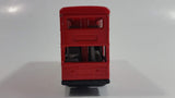 London Double Decker Bus I Heart Canada Red Pullback Friction Motorized Die Cast Toy Car Vehicle