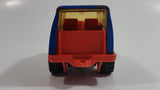 Vintage 1978 Tonka Scramblers Gulf Delivery Van Blue and Orange Pressed Steel Toy Car Vehicle