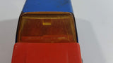 Vintage 1978 Tonka Scramblers Gulf Delivery Van Blue and Orange Pressed Steel Toy Car Vehicle