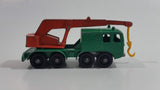 Vintage 1965 Matchbox Series Lesney Products 8 Wheel Crane Truck No. 30 Green Die Cast Toy Car Vehicle Made in England