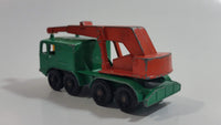 Vintage 1965 Matchbox Series Lesney Products 8 Wheel Crane Truck No. 30 Green Die Cast Toy Car Vehicle Made in England