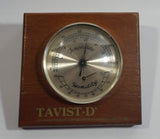 Vintage Tavist-D Wooden Cased Thermometer Temperature Humidity Gauge Medical Drug Salesman Promotional Item