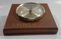 Vintage Tavist-D Wooden Cased Thermometer Temperature Humidity Gauge Medical Drug Salesman Promotional Item