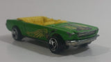 2000 Hot Wheels '65 Mustang Convertible Classic Rock Lime Green Die Cast Toy Car Vehicle