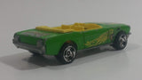 2000 Hot Wheels '65 Mustang Convertible Classic Rock Lime Green Die Cast Toy Car Vehicle