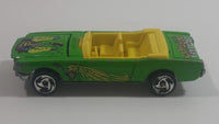 2000 Hot Wheels '65 Mustang Convertible Classic Rock Lime Green Die Cast Toy Car Vehicle