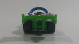 2014 Hot Wheels Race Track Aces Let's Go Bright Green Die Cast Toy Car Go Kart Vehicle