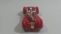 2001 Hot Wheels Logo Motive Phantastique Enamel Red Die Cast Toy Car Vehicle