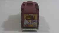 2009 Hot Wheels HW City Works Good Humor Truck "Mike McCone's Ice Cream" Dark Red Catering Food Truck Die Cast Toy Car Vehicle