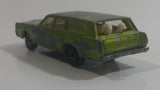 Vintage 1971 Lesney Products Matchbox Superfast No. 55 & No. 73 Mercury Commuter Station Wagon Lime Green Die Cast Toy Car Vehicle