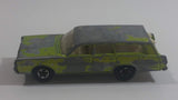 Vintage 1971 Lesney Products Matchbox Superfast No. 55 & No. 73 Mercury Commuter Station Wagon Lime Green Die Cast Toy Car Vehicle